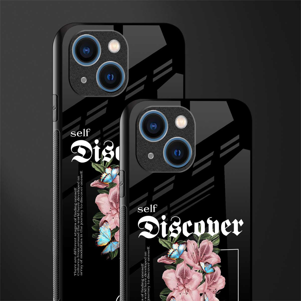self discover glass case for iphone 13 mini image-2