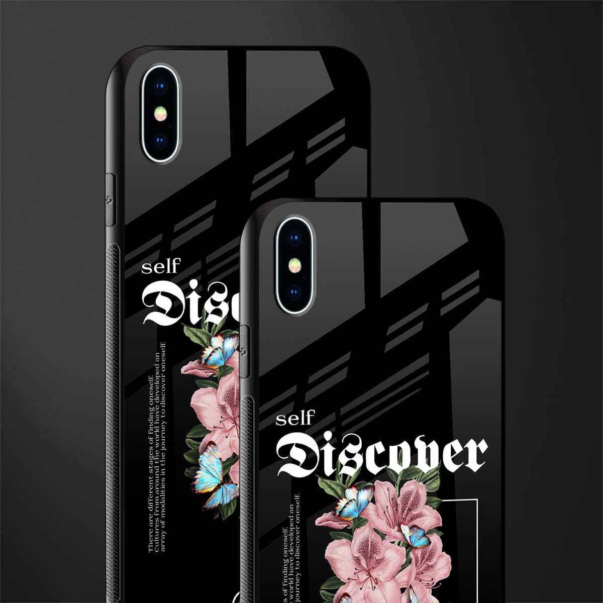 self discover glass case for iphone xs max image-2