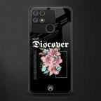self discover back phone cover | glass case for realme narzo 50a