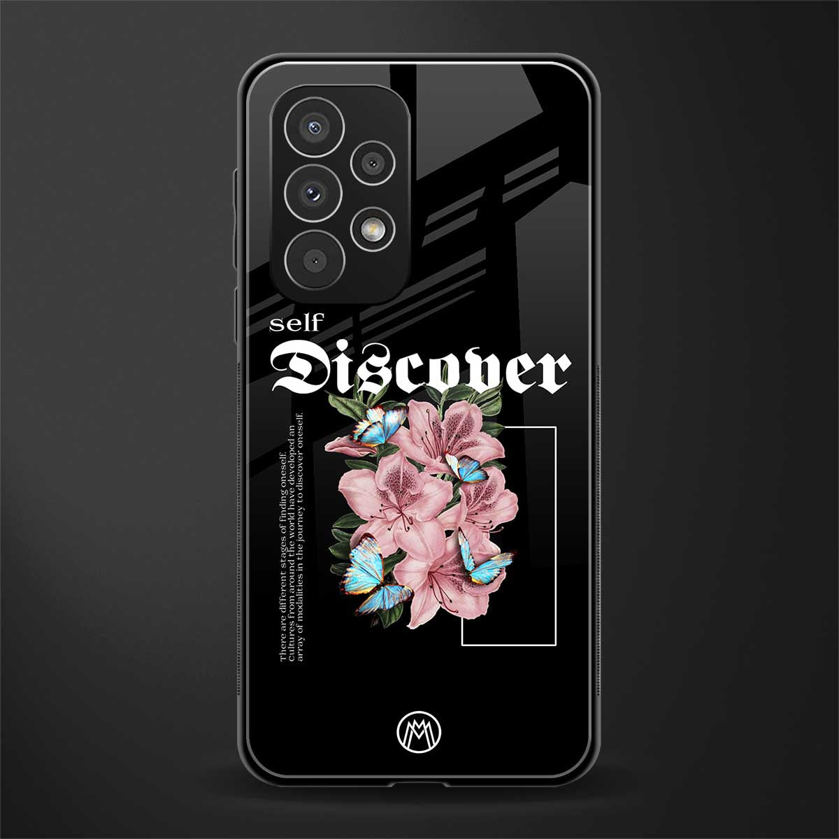 self discover back phone cover | glass case for samsung galaxy a73 5g