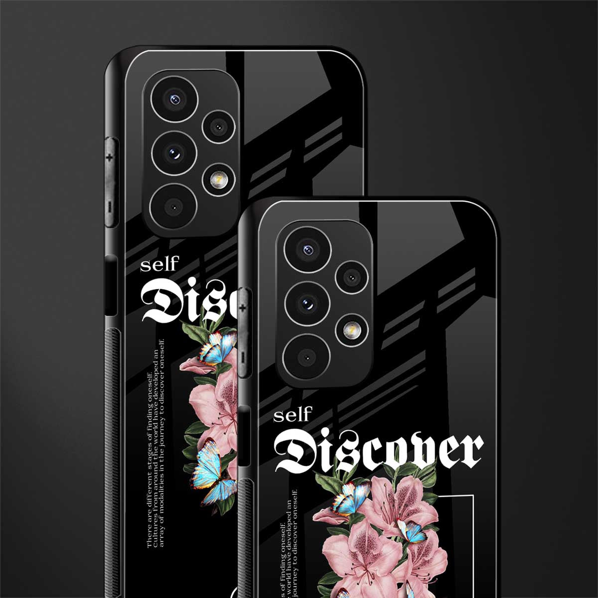 self discover back phone cover | glass case for samsung galaxy a13 4g