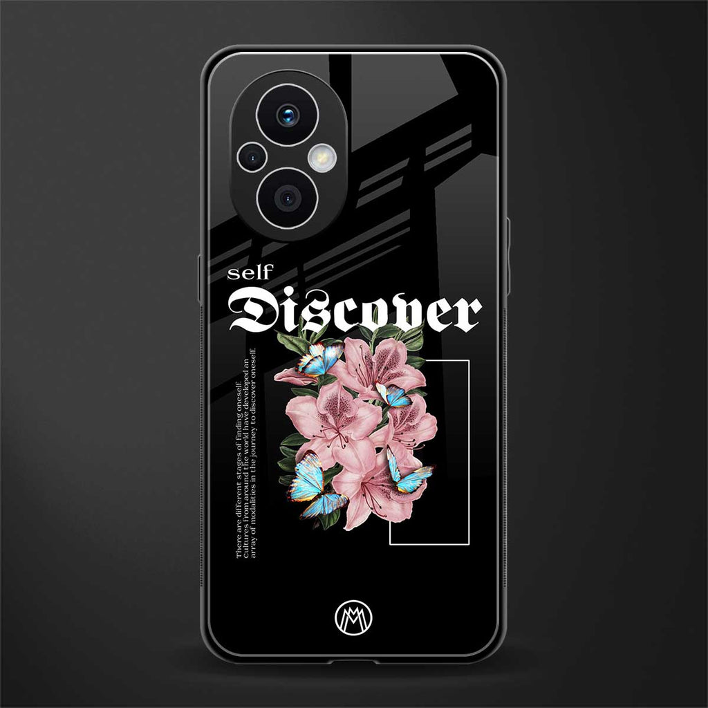 self discover back phone cover | glass case for oppo f21 pro 5g