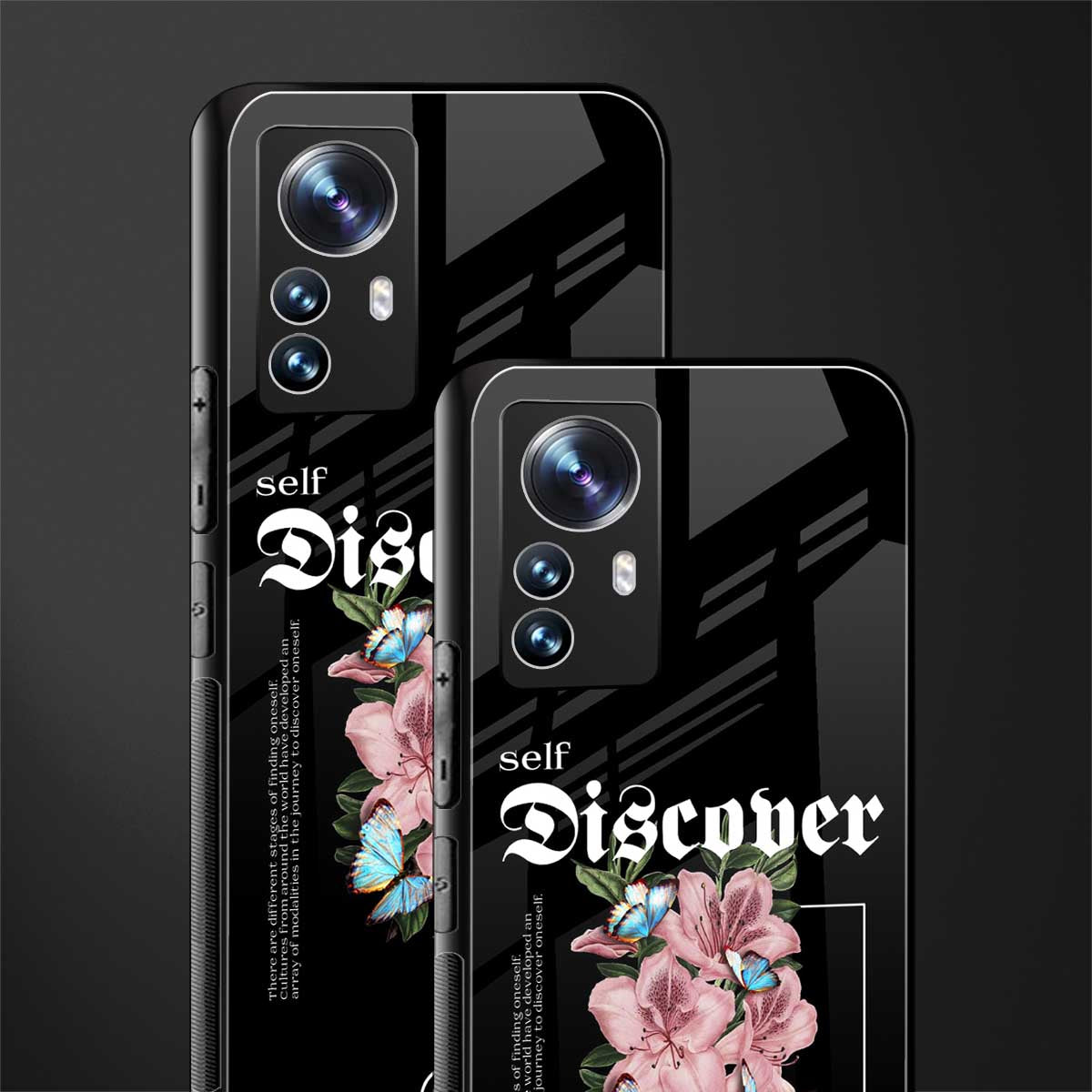 self discover back phone cover | glass case for xiaomi 12 pro