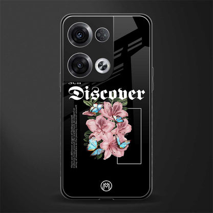 self discover back phone cover | glass case for oppo reno 8