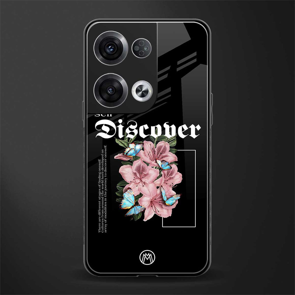 self discover back phone cover | glass case for oppo reno 8 pro
