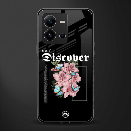 self discover back phone cover | glass case for vivo v25-5g