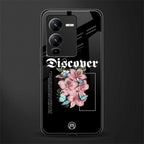 self discover back phone cover | glass case for vivo v25 pro 5g