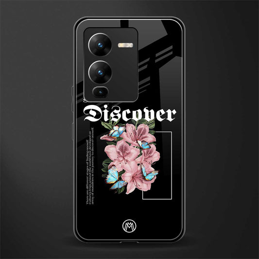 self discover back phone cover | glass case for vivo v25 pro 5g