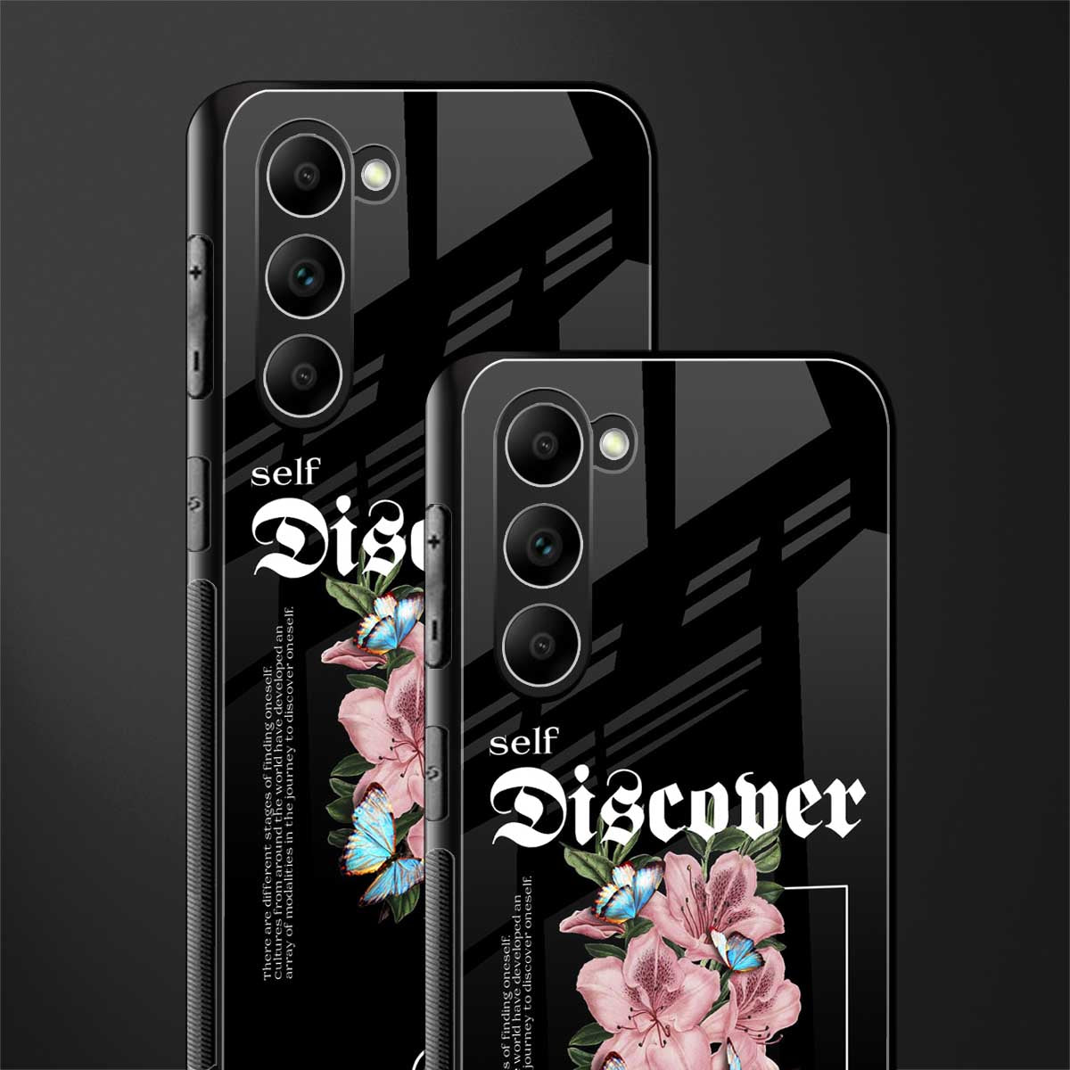 Self-Discover-Glass-Case for phone case | glass case for samsung galaxy s23 plus