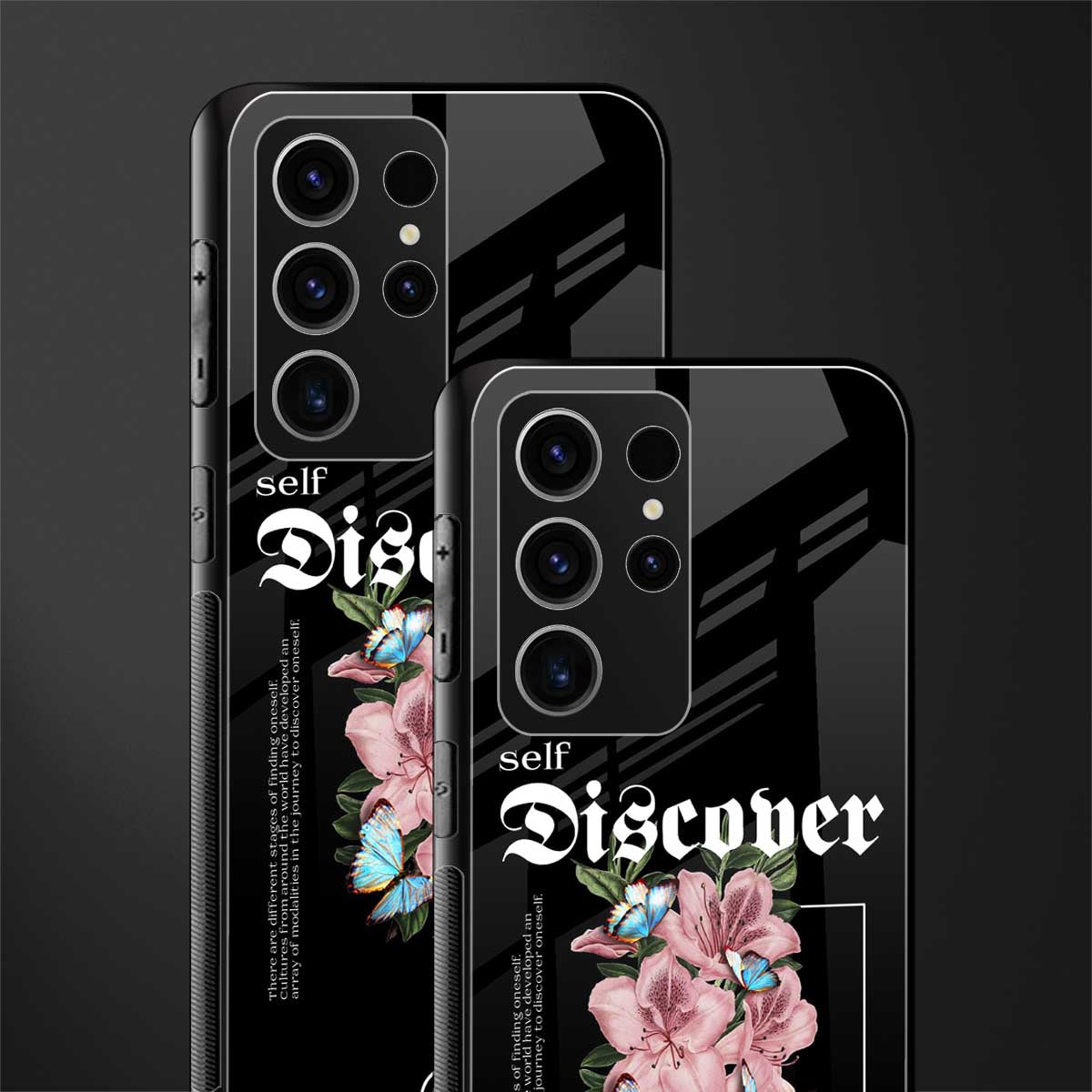 Self-Discover-Glass-Case for phone case | glass case for samsung galaxy s23 ultra