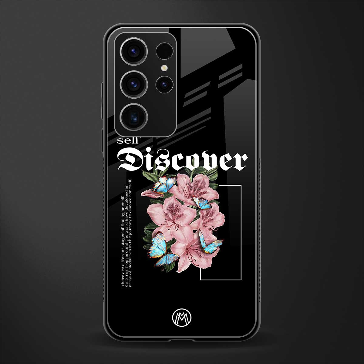 Self-Discover-Glass-Case for phone case | glass case for samsung galaxy s23 ultra