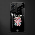 self discover back phone cover | glass case for vivo y16