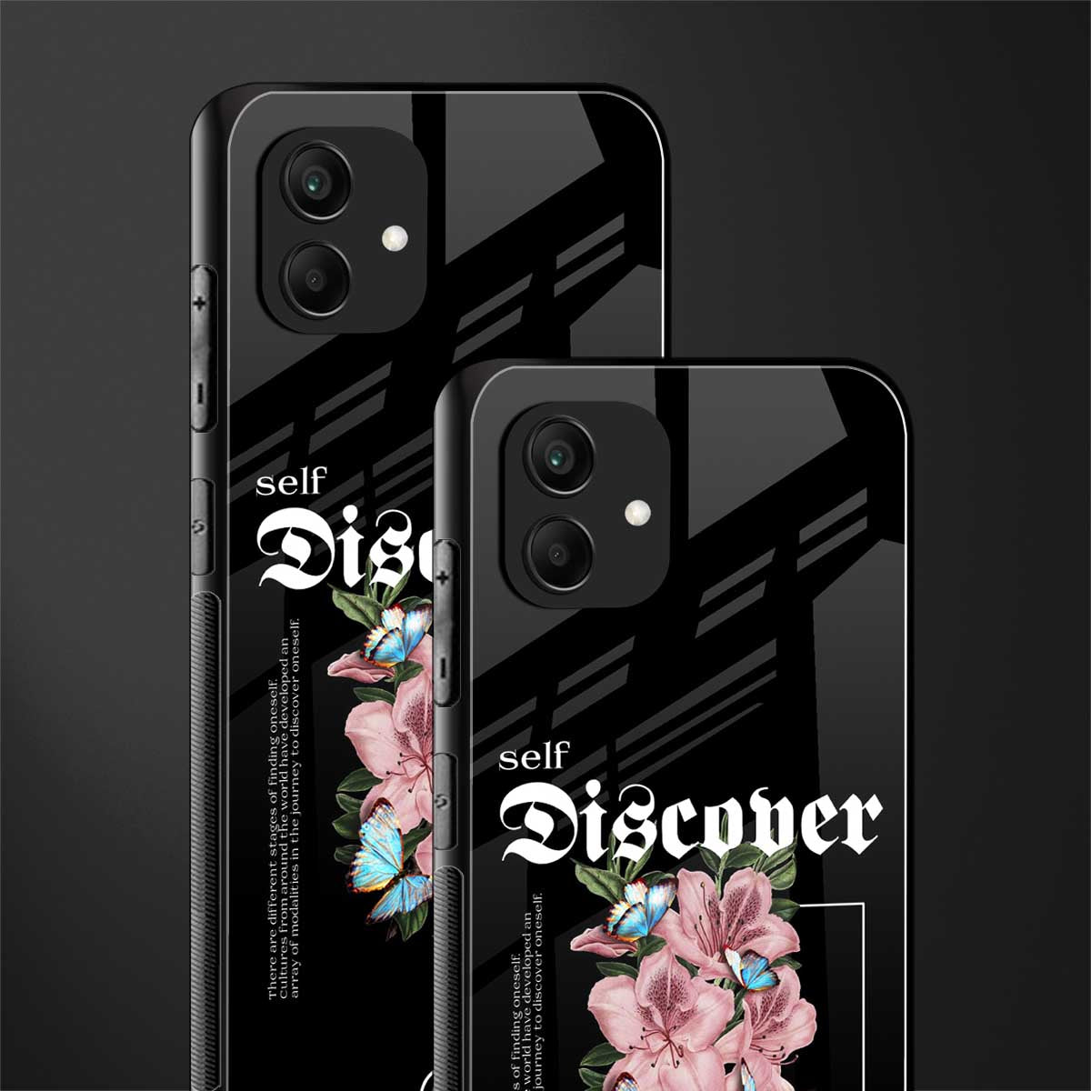 self discover back phone cover | glass case for samsung galaxy a04