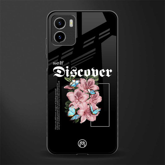 self discover back phone cover | glass case for vivo y72