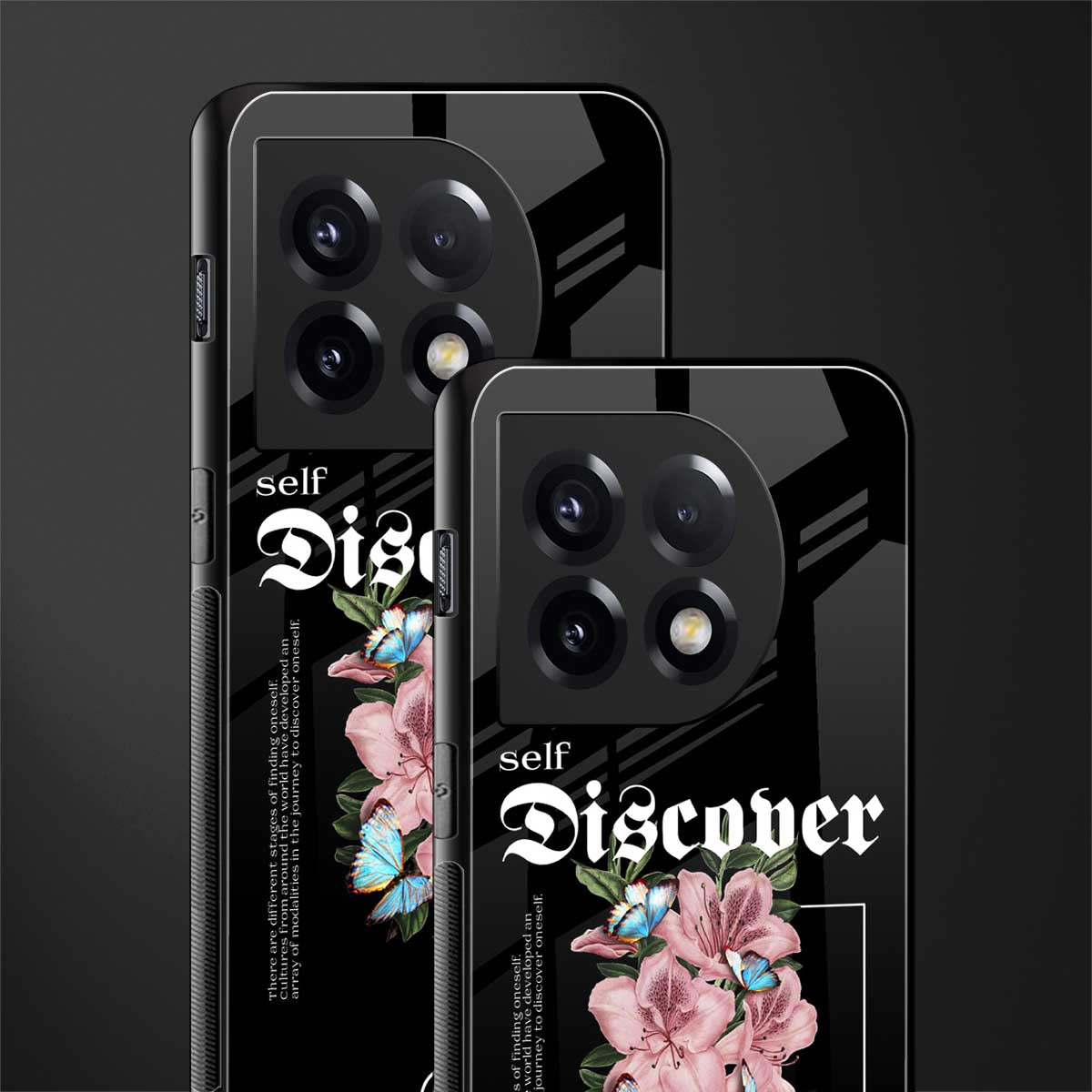 self discover back phone cover | glass case for oneplus 11