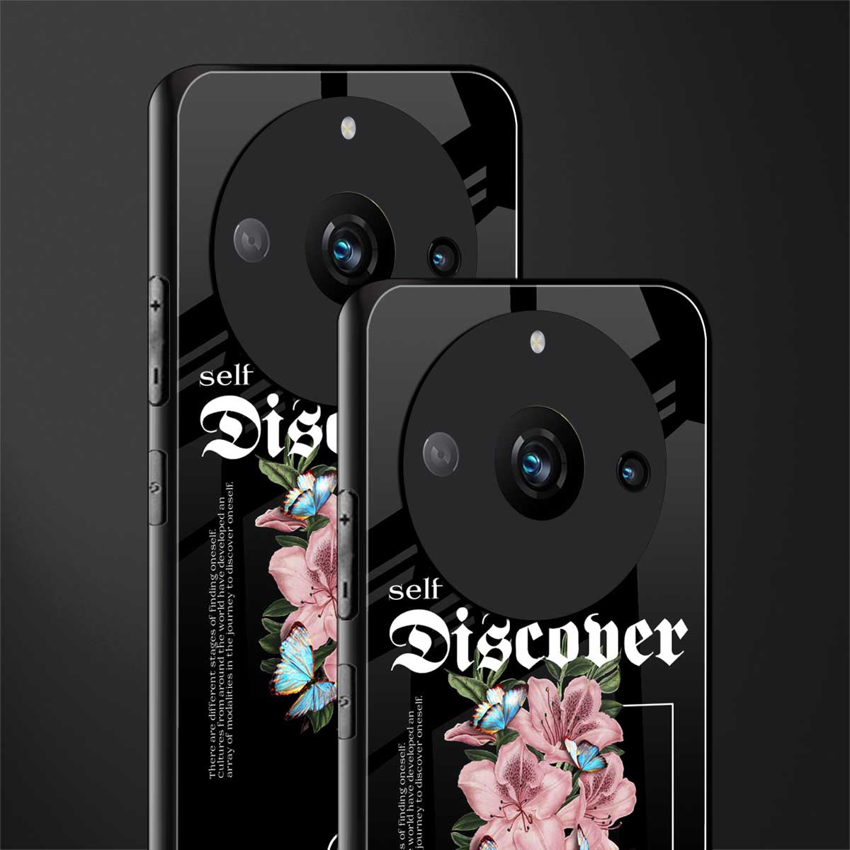 self discover back phone cover | glass case for realme 11 pro 5g