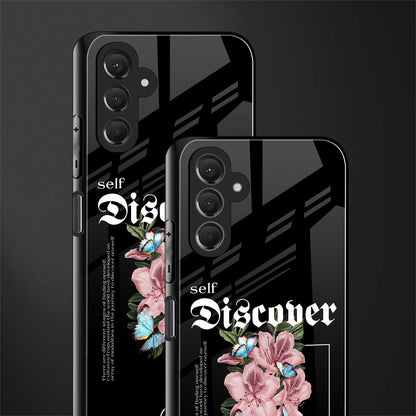 self discover back phone cover | glass case for samsun galaxy a24 4g