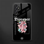 self discover back phone cover | glass case for samsun galaxy a24 4g