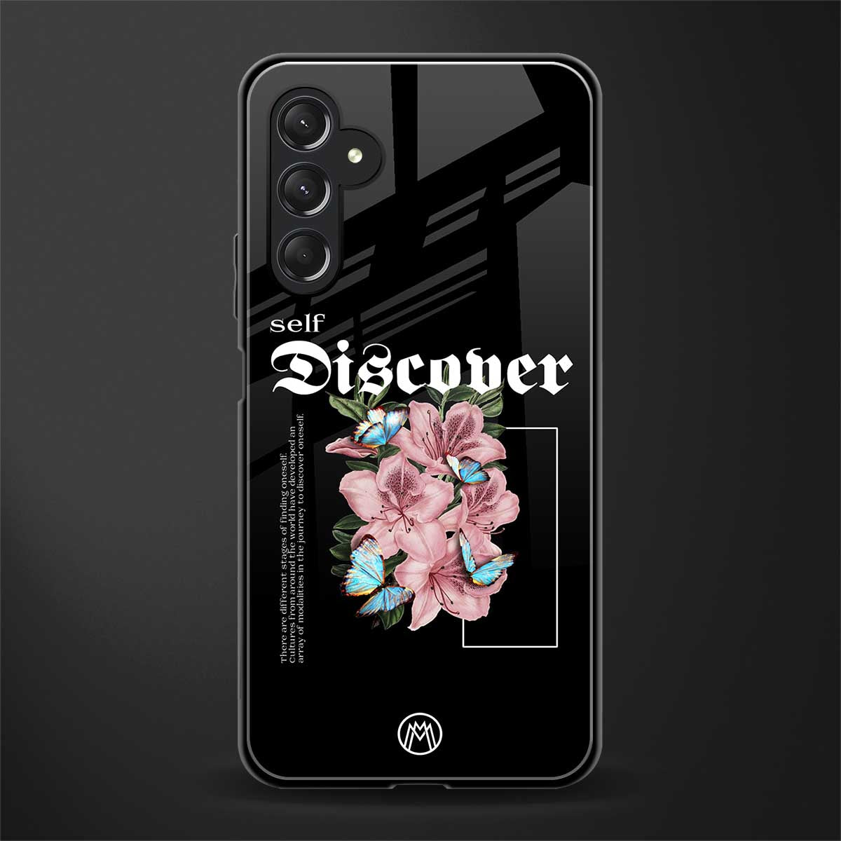 self discover back phone cover | glass case for samsun galaxy a24 4g