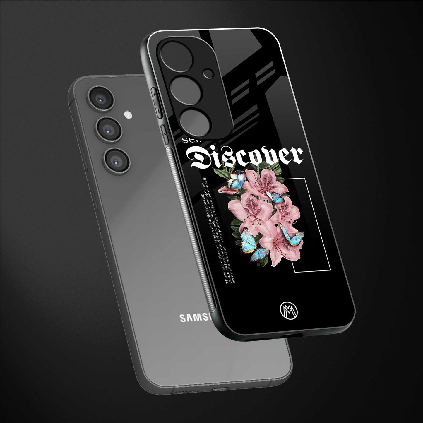 self discover back phone cover | glass case for samsung galaxy s23 fe 5g