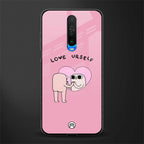 self love glass case for poco x2 image