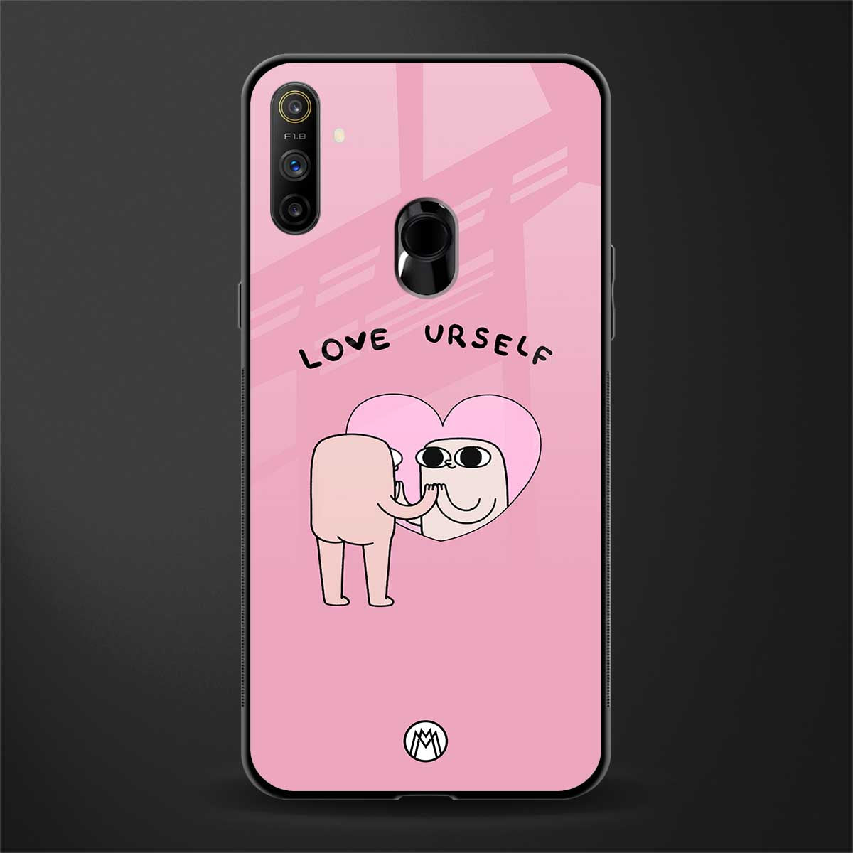 self love glass case for realme narzo 10a image