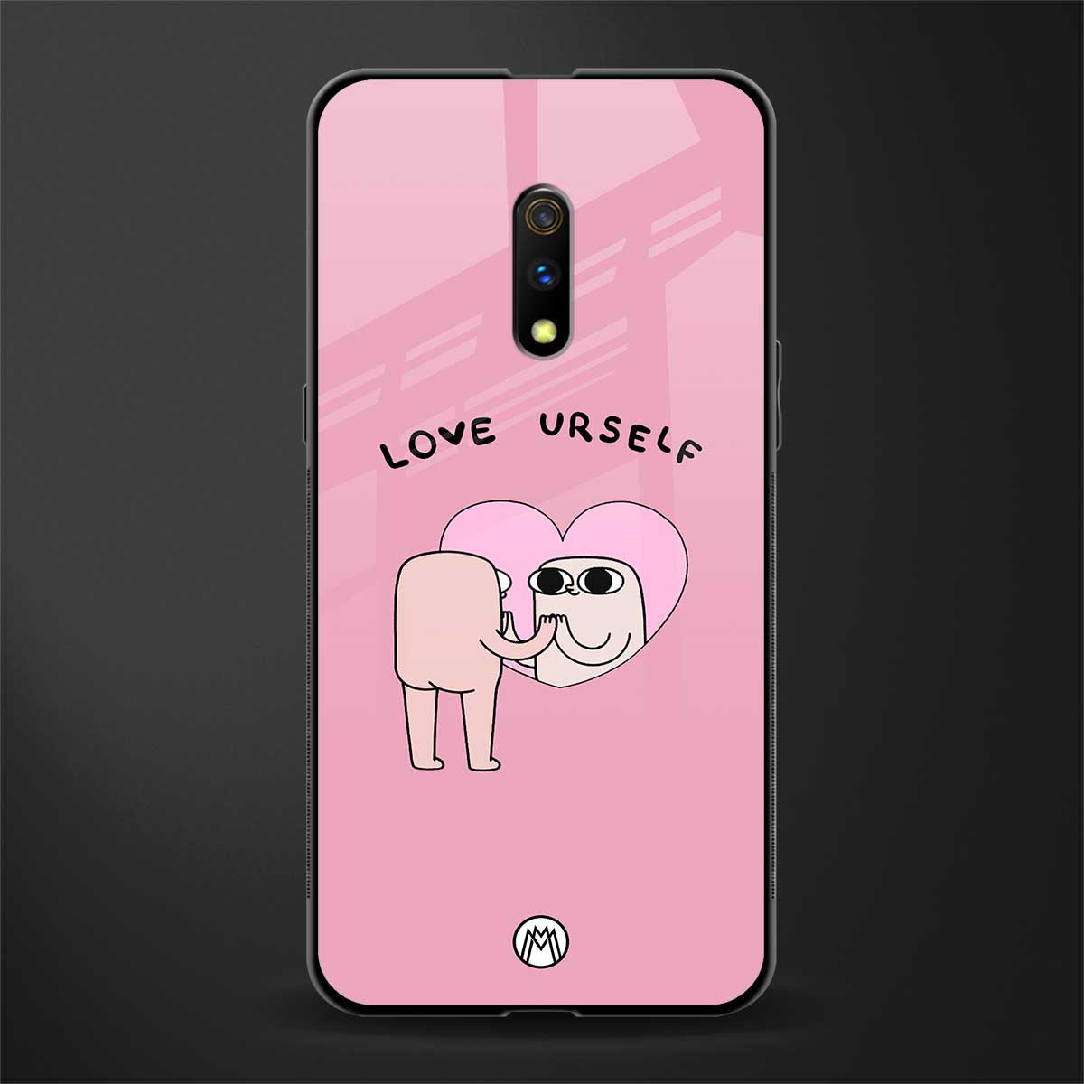 self love glass case for realme x image