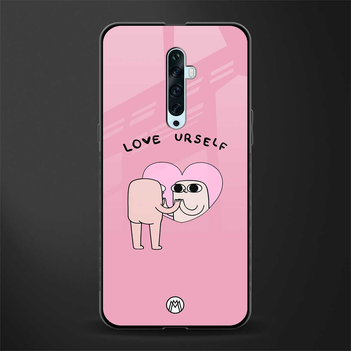 self love glass case for oppo reno 2f image
