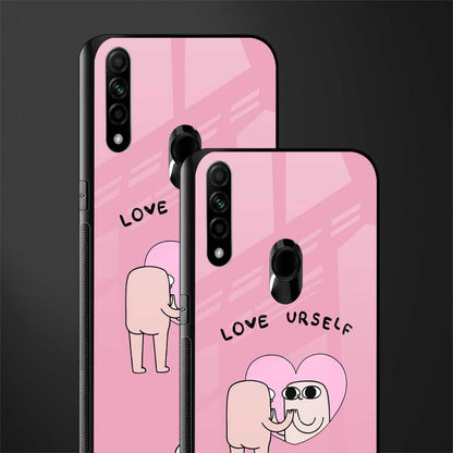 self love glass case for oppo a31 image-2