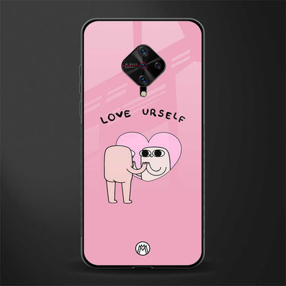 self love glass case for vivo s1 pro image