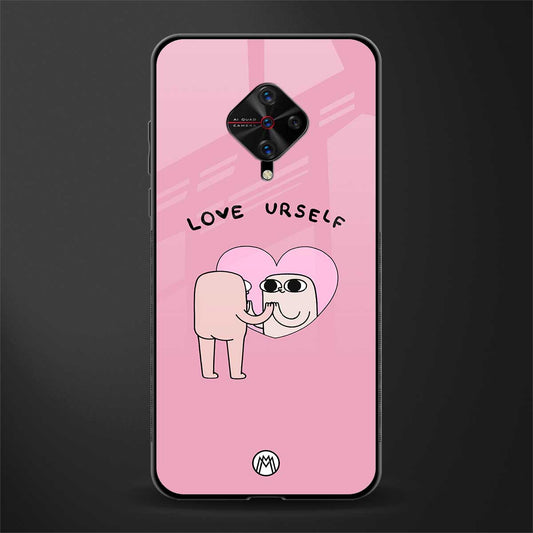 self love glass case for vivo s1 pro image