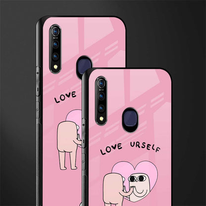 self love glass case for vivo z1 pro image-2