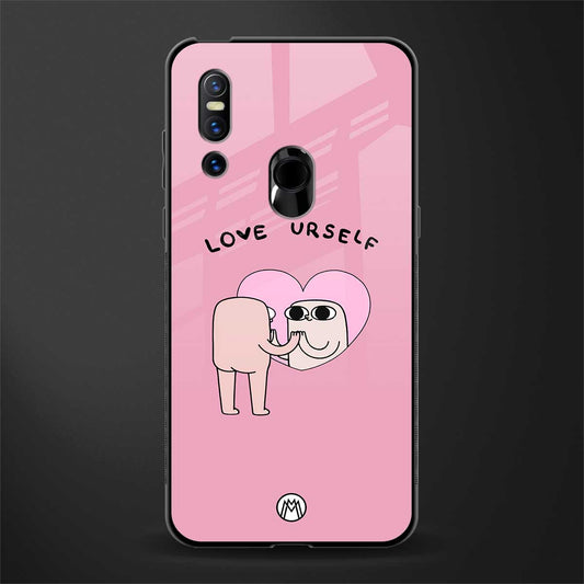 self love glass case for vivo v15 image