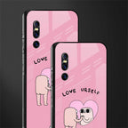 self love glass case for vivo v15 pro image-2