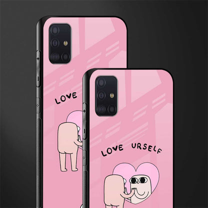 self love glass case for samsung galaxy a71 image-2