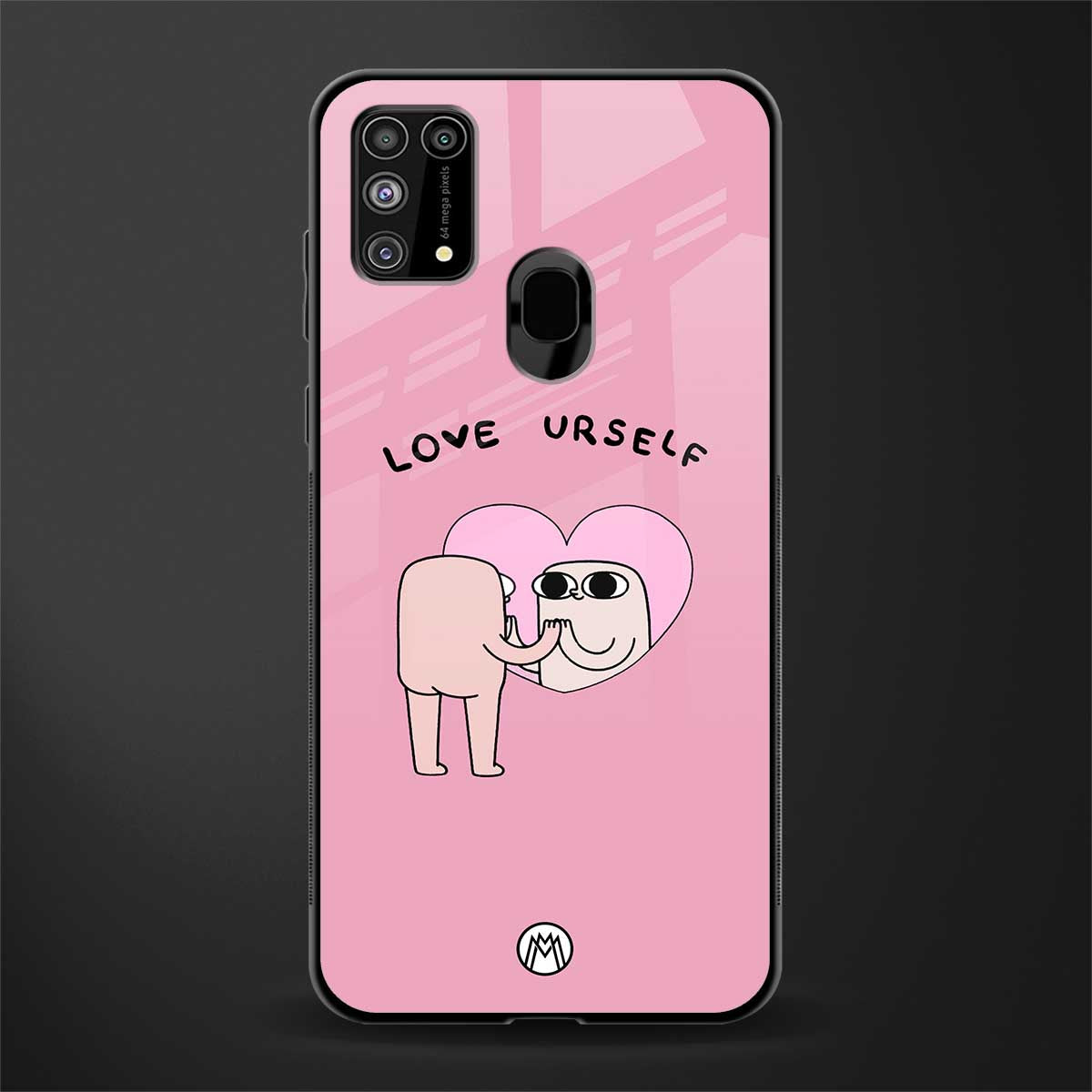 self love glass case for samsung galaxy m31 prime edition image