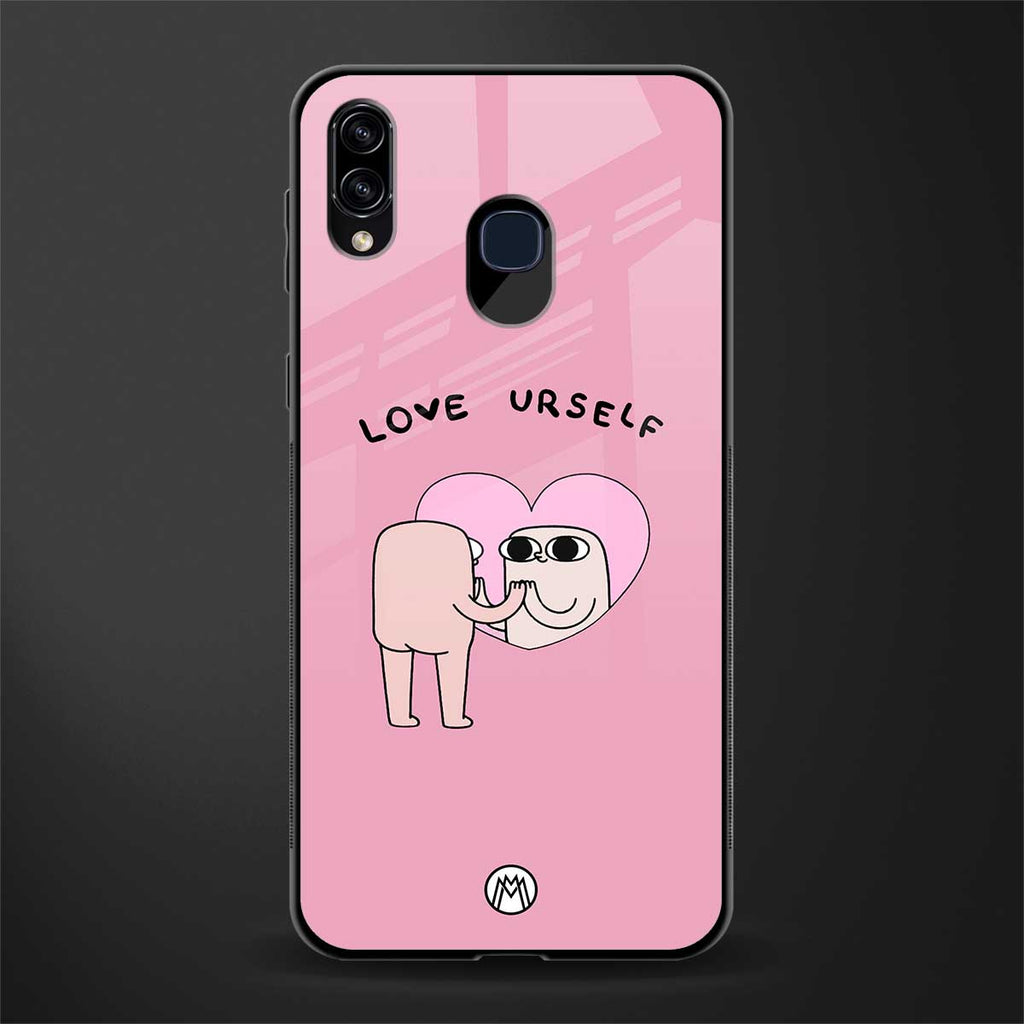 self love glass case for samsung galaxy a30 image