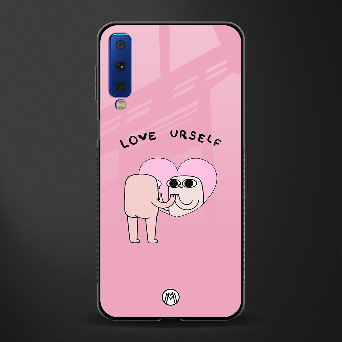 self love glass case for samsung galaxy a7 2018 image