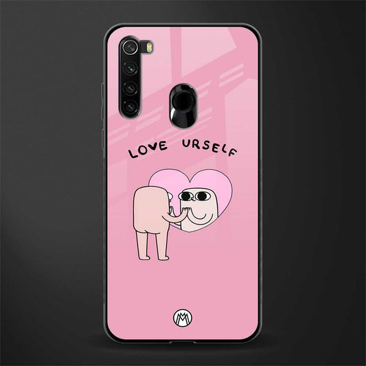 self love glass case for redmi note 8 image