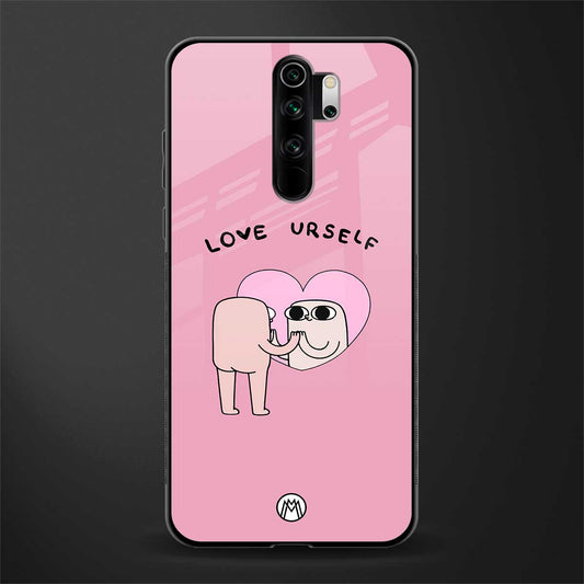 self love glass case for redmi note 8 pro image