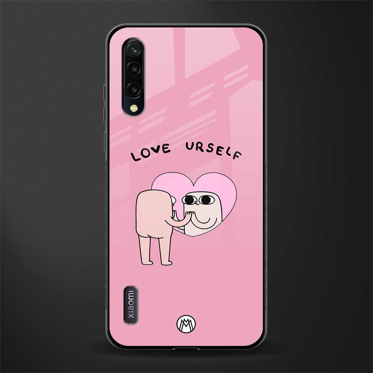 self love glass case for mi a3 redmi a3 image