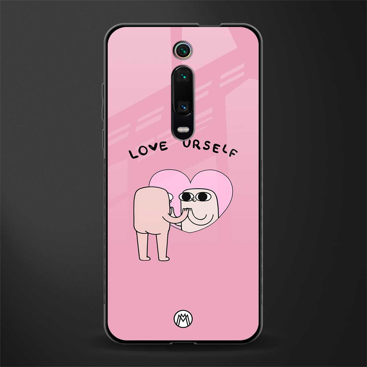 self love glass case for redmi k20 image