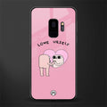 self love glass case for samsung galaxy s9 image