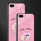 self love glass case for realme c1 image-2