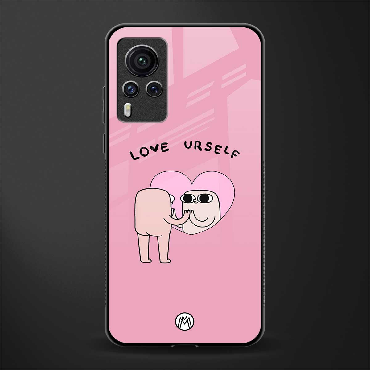 self love glass case for vivo x60 pro image