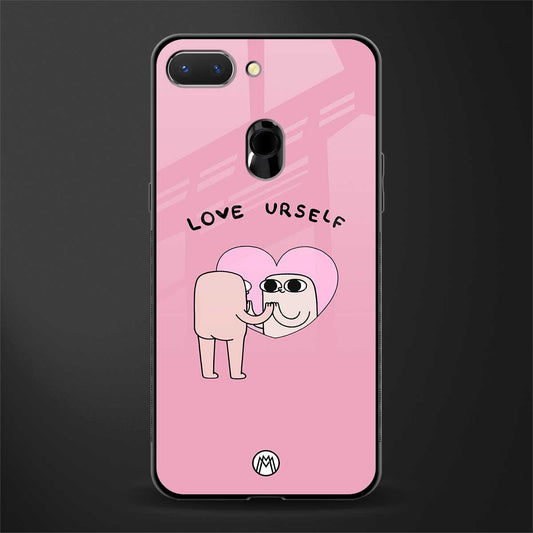 self love glass case for oppo a5 image