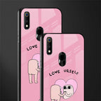 self love glass case for realme 3 pro image-2