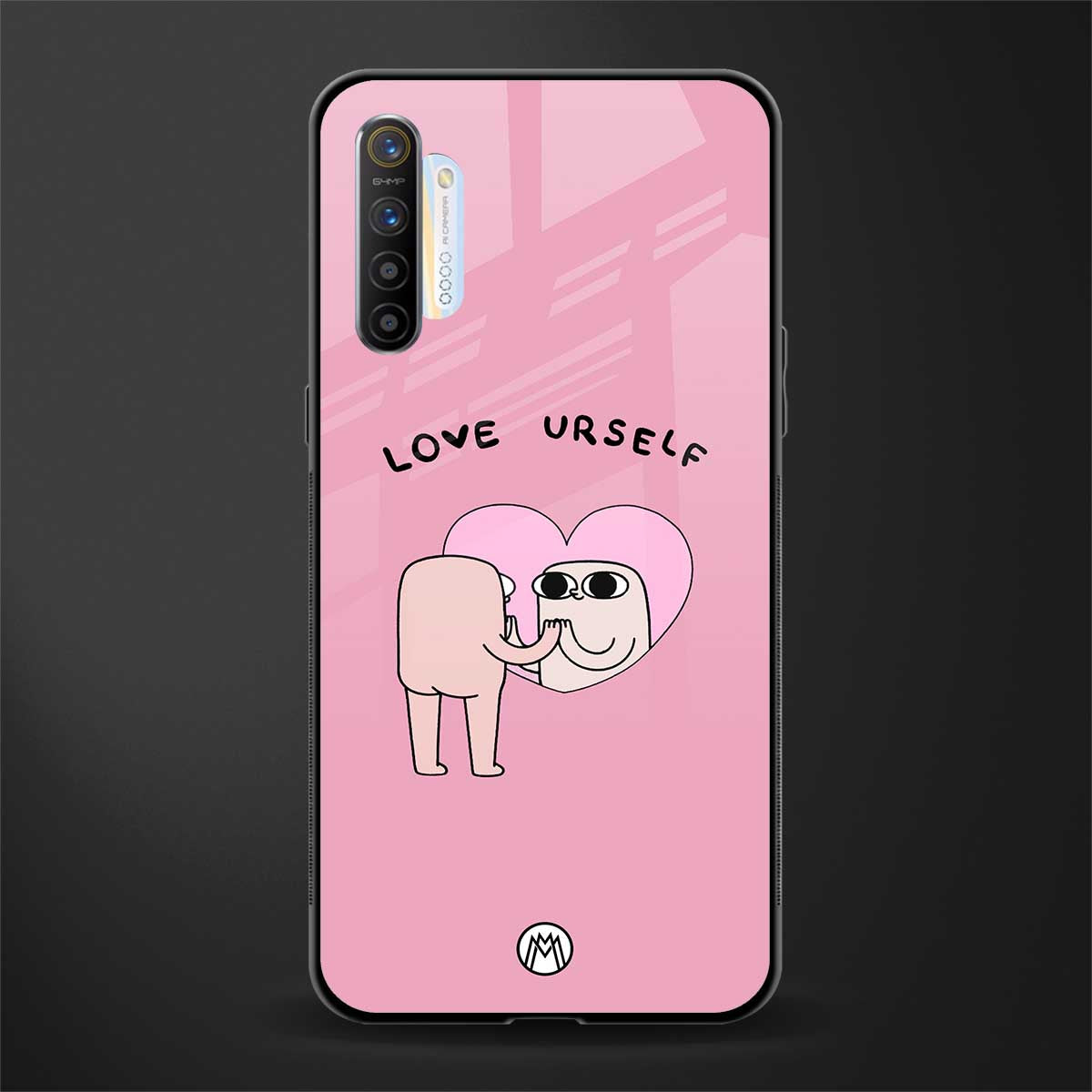 self love glass case for realme x2 image