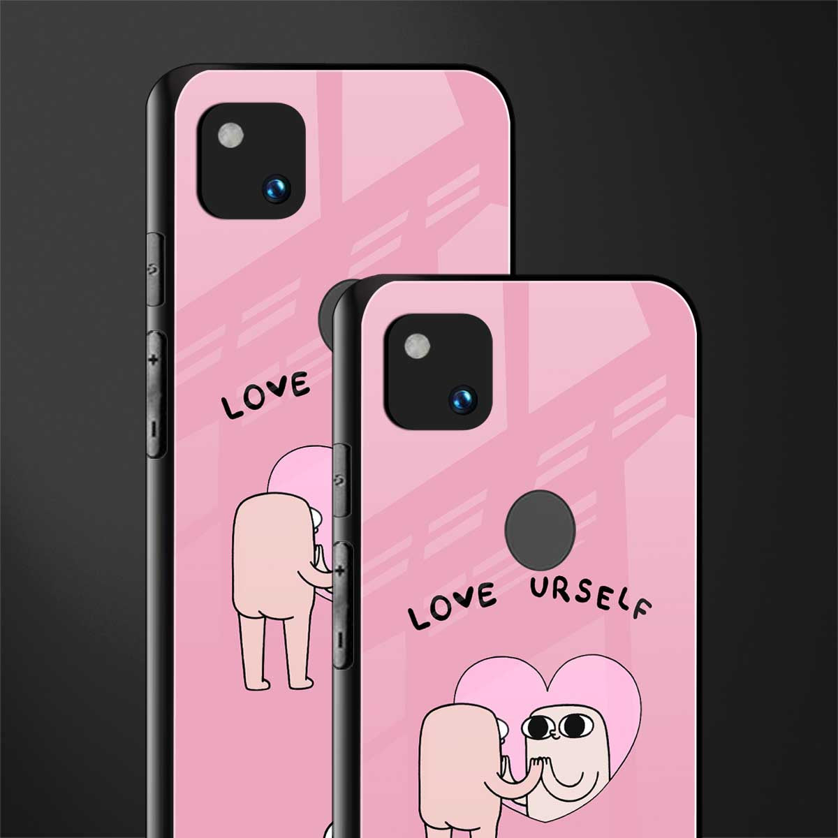 self love back phone cover | glass case for google pixel 4a 4g