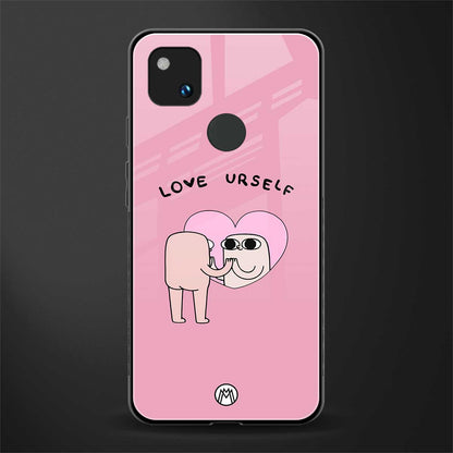 self love back phone cover | glass case for google pixel 4a 4g